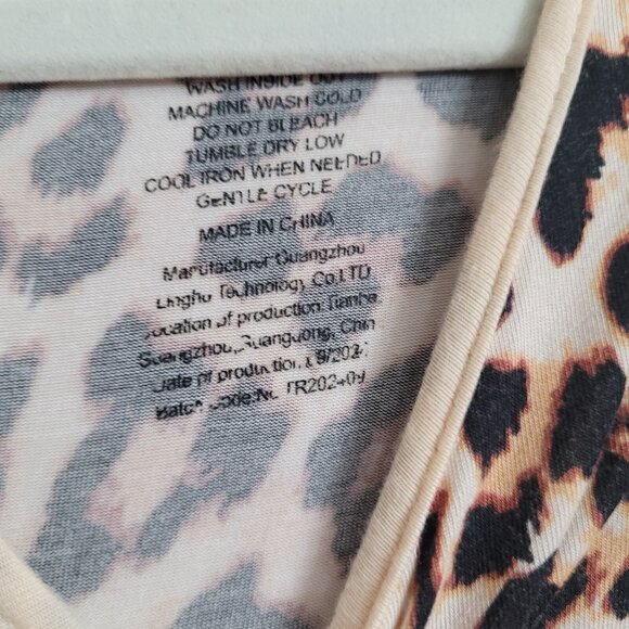 Miozing Bamboo 0-3 Mo Baby Girl Leopard Zippy Pajamas Animal‎ Sleeper - Picture 11 of 13